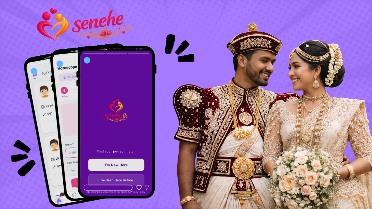 Senehe — Sri Lankan Matrimony Mobile App iOS & Android